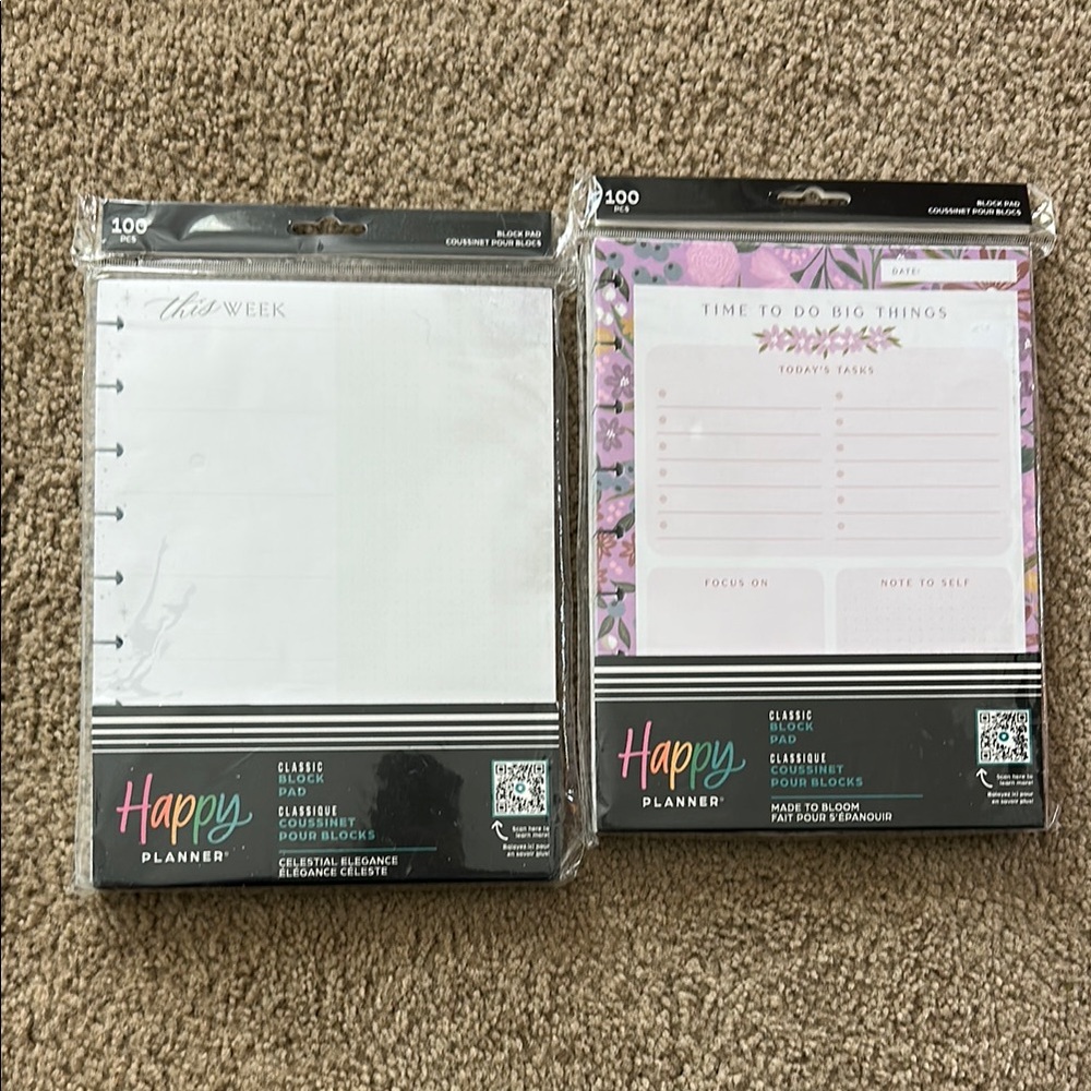 Happy Planner Classic Filler Paper Set
